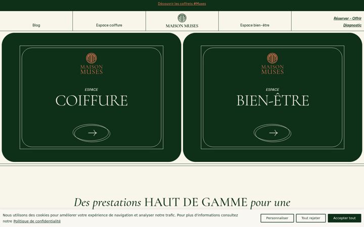 Screenshot of maison-muses.fr