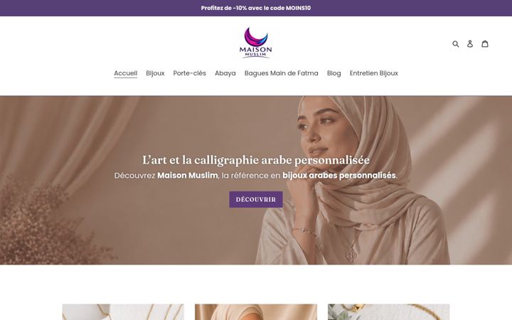 Screenshot of maison-muslim.fr