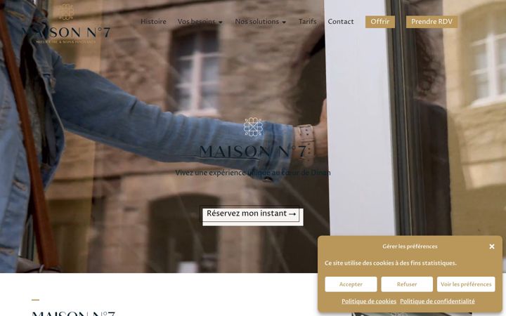 Screenshot of maison-n7.fr