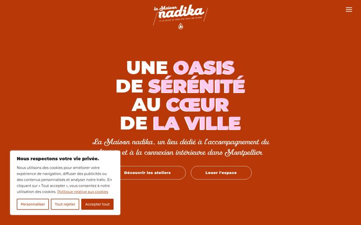 Screenshot of maison-nadika.com