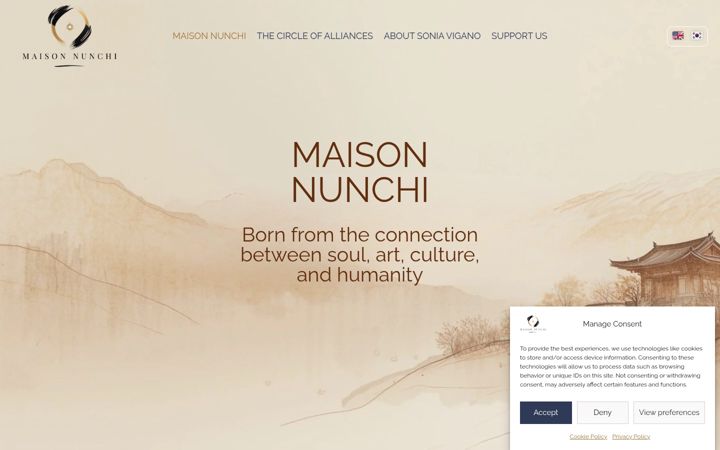 Screenshot of maison-nunchi.com