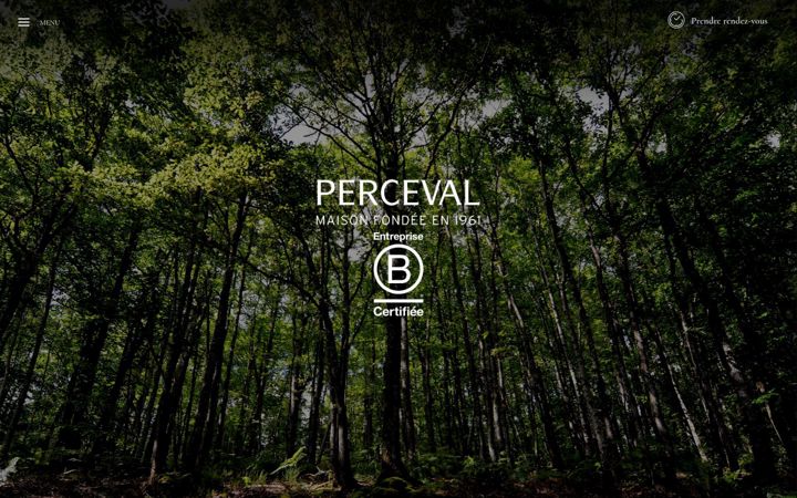 Screenshot of maison-perceval.com