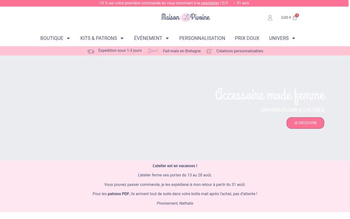 Screenshot of maison-pivoine.fr