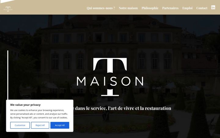 Screenshot of maison-t.ch