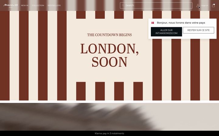 Screenshot of maison123.co.uk