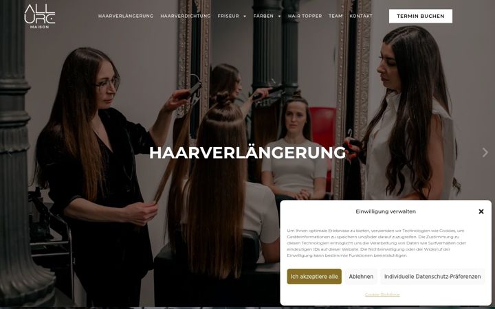 Screenshot of maisonallure.de