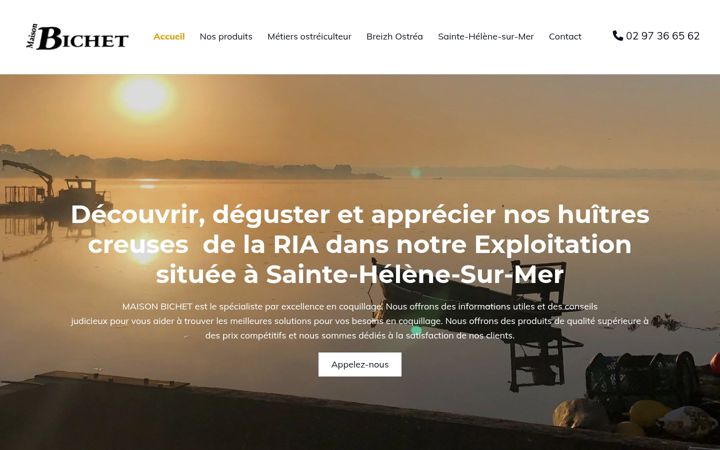 Posnetek zaslona maisonbichet.fr