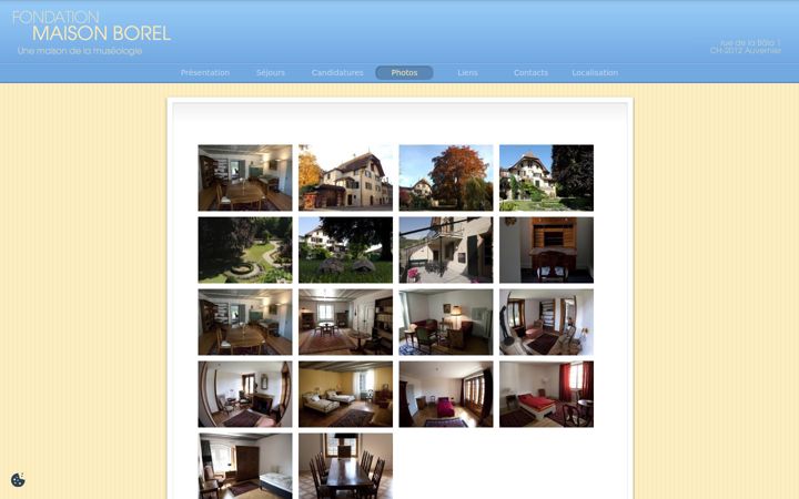 Screenshot of maisonborel.ch