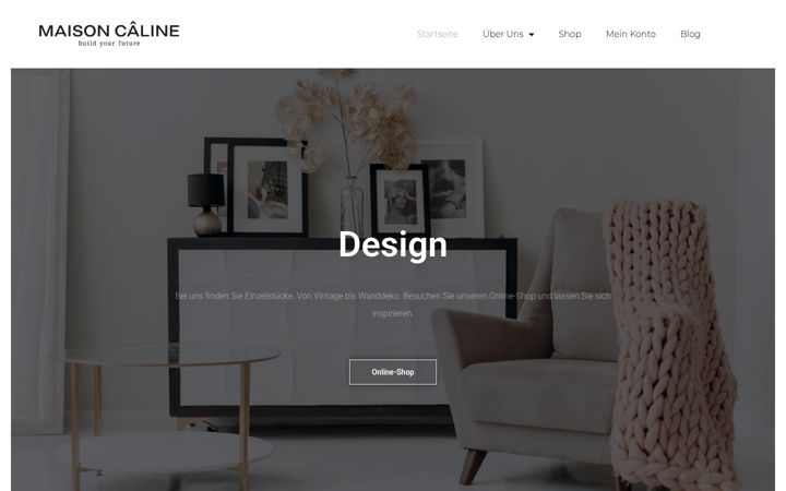Screenshot of maisoncaline.ch