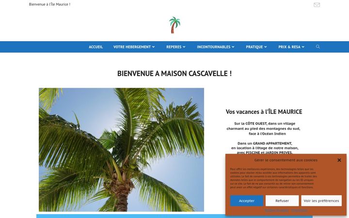 Screenshot of maisoncascavelle.com