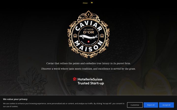 Screenshot of maisoncaviar.ch