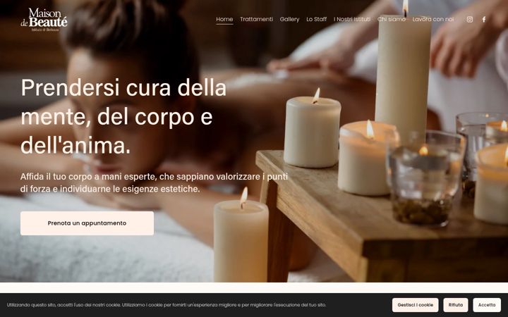 Screenshot of maisondebeaute.it