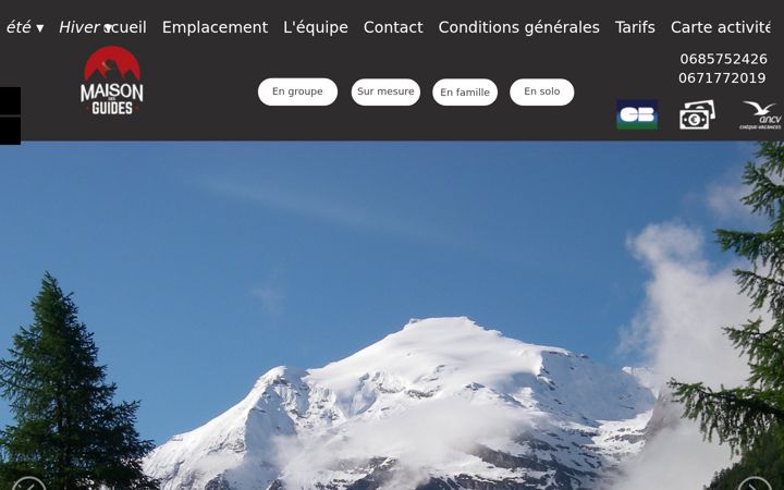 Screenshot of maisondesguides.net