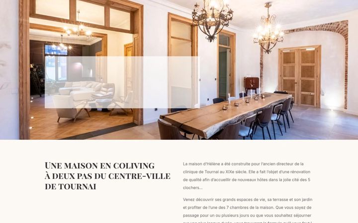 Screenshot of maisondhelene.be