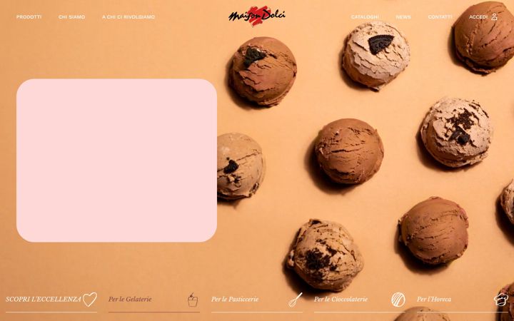 Screenshot του maisondolci.it