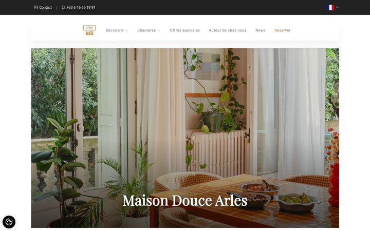 Screenshot of maisondoucearles.fr