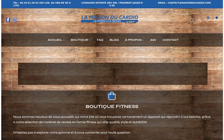Screenshot of maisonducardio.com
