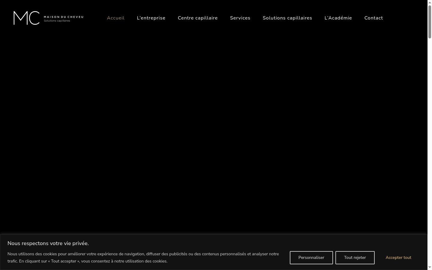 Screenshot tal-banner tal-kunsens muri qabel kwalunkwe interazzjoni