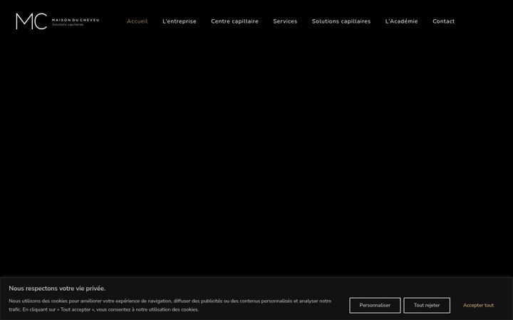 Screenshot of maisonducheveu.com