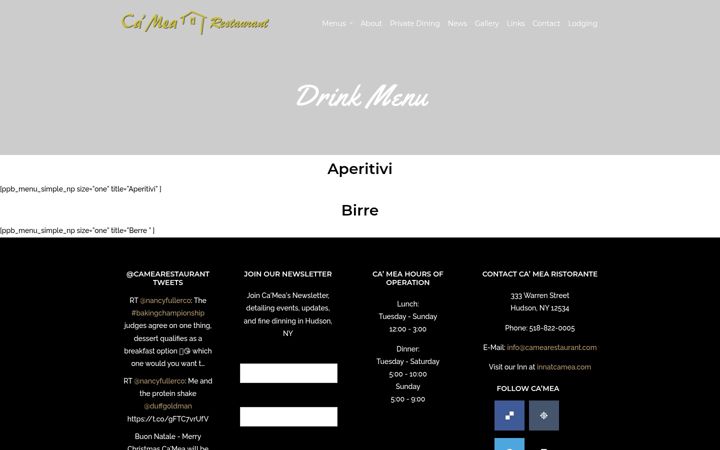 Screenshot of maisondumagret.com