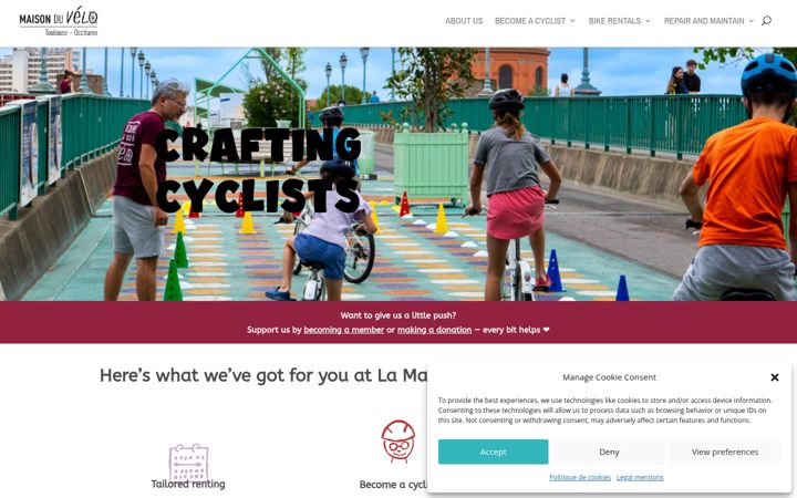 Screenshot of maisonduvelotoulouse.com