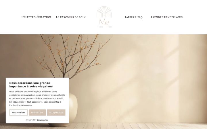 Screenshot of maisonelectra.fr