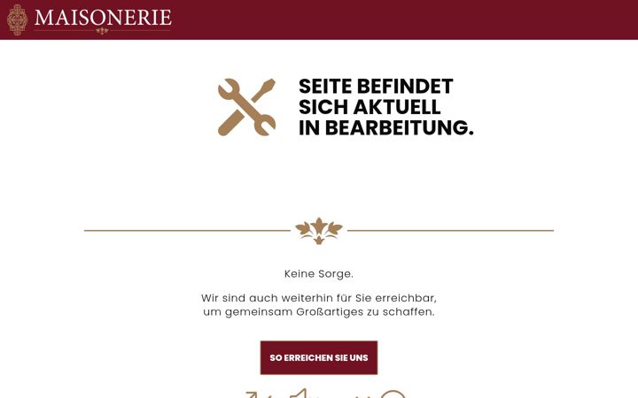 Screenshot of maisonerie.de
