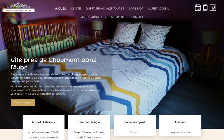 Screenshot of maisonfamilialedelabbaye.com