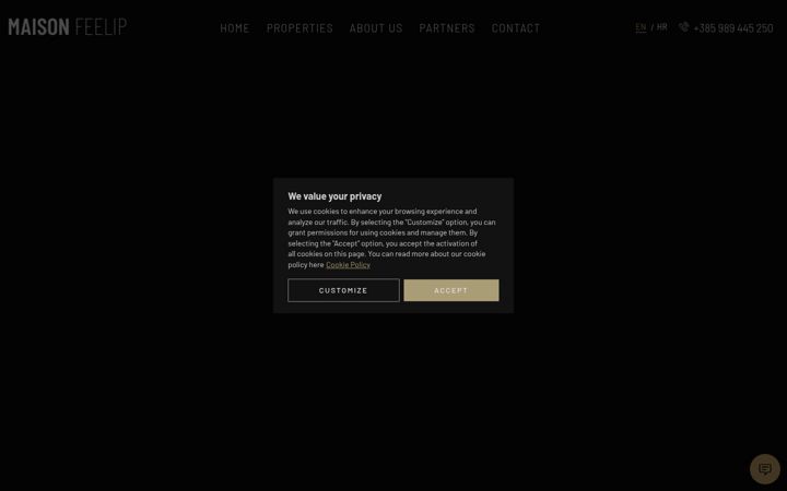 Screenshot of maisonfeelip.com
