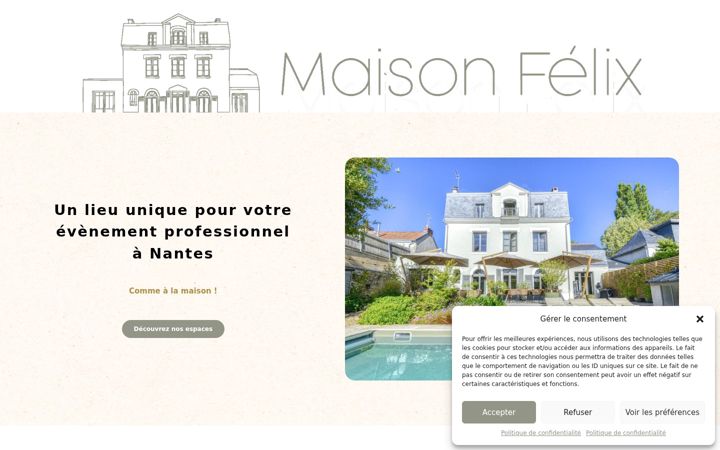 Screenshot of maisonfelix.fr