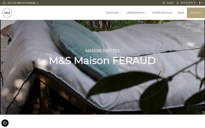 Screenshot of maisonferaud.fr