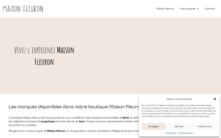 Screenshot of maisonfleuron.fr