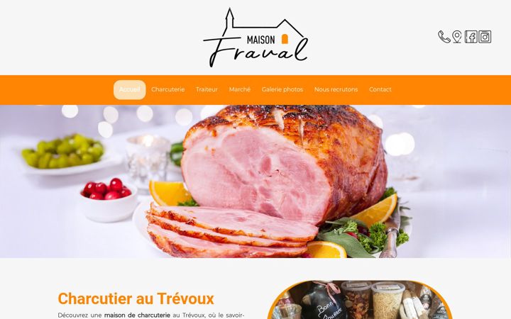 Screenshot of maisonfraval.fr