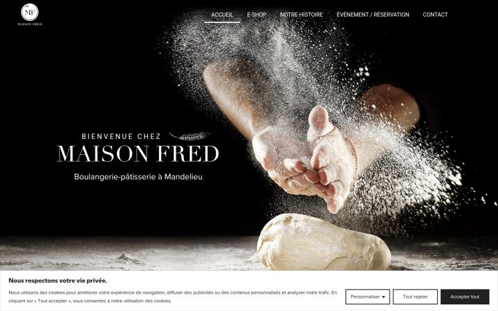 Screenshot of maisonfred.fr