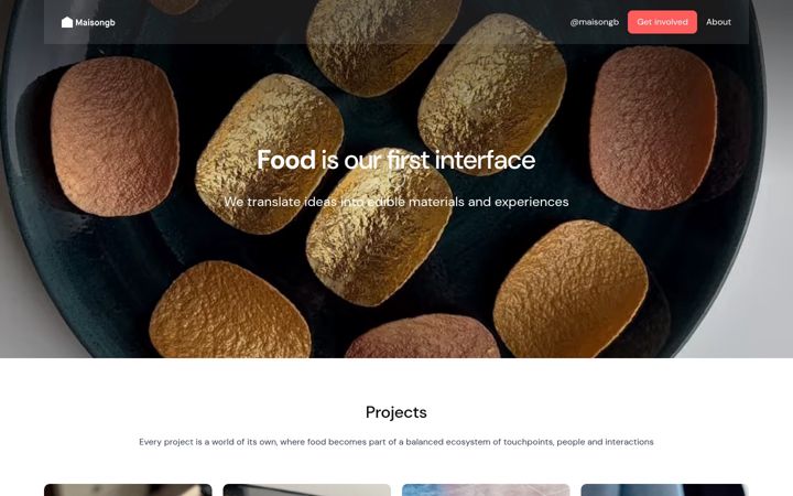 Screenshot of maisongb.com