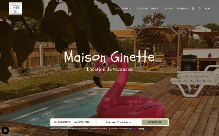 Screenshot of maisonginette.fr