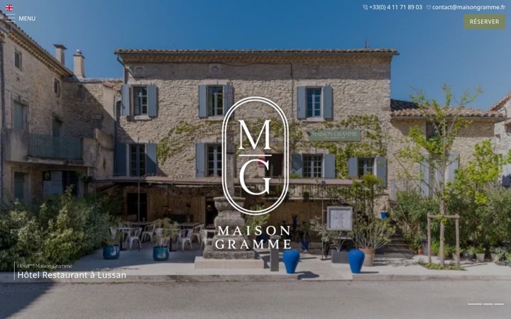 Screenshot of maisongramme.fr