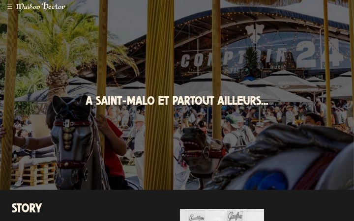 Screenshot of maisonhector.com