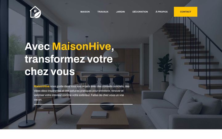 Screenshot of maisonhive.com