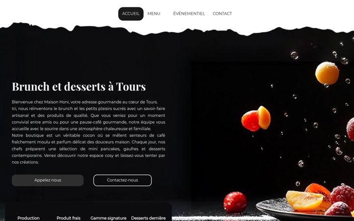 Screenshot of maisonhoni.fr