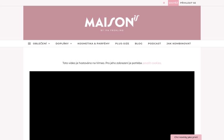 Screenshot of maisonif.com