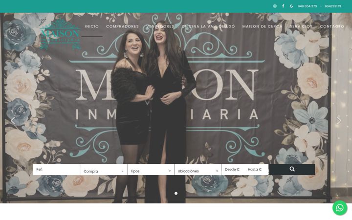 Screenshot of maisoninmobiliaria.es