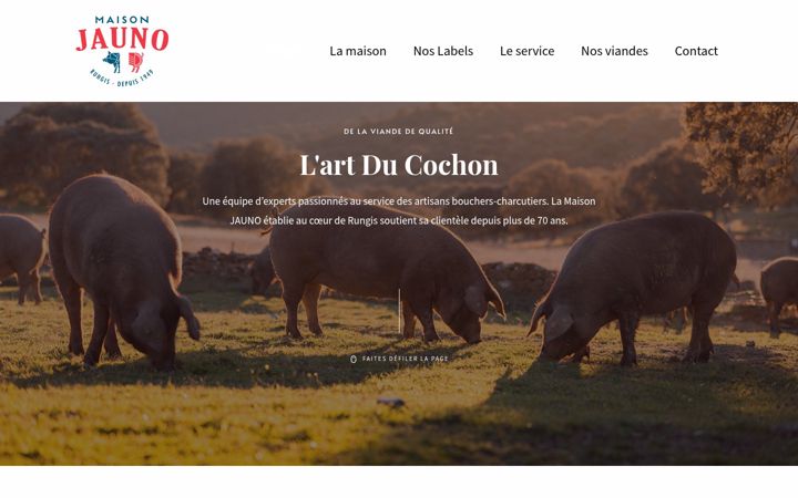 Screenshot of maisonjauno.fr