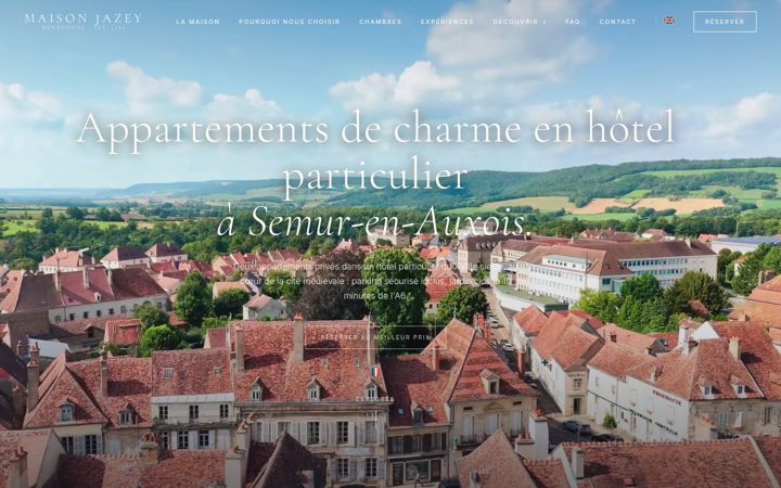 Screenshot of maisonjazey.com
