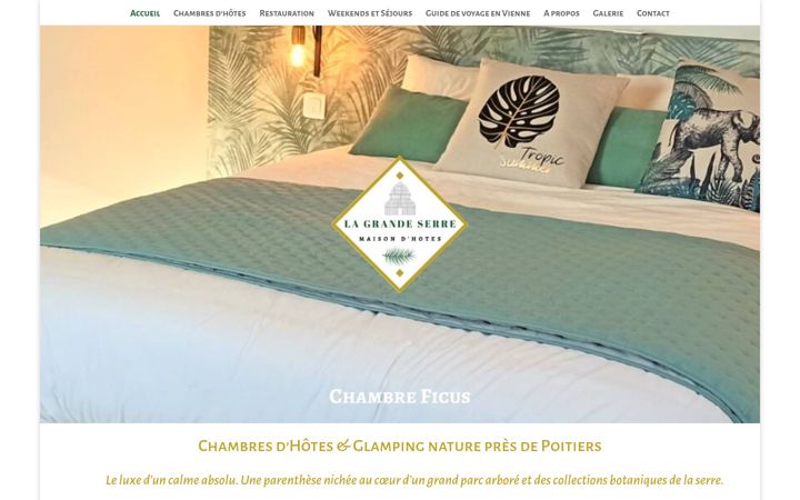 Screenshot of maisonlagrandeserre.fr