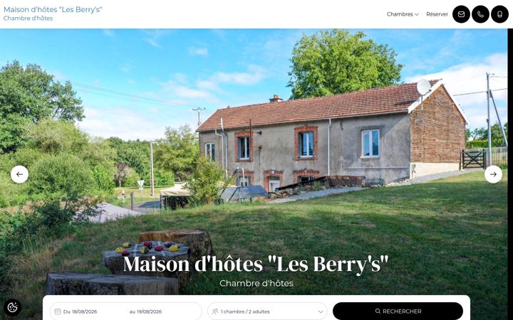 Screenshot of maisonlesberrys.com