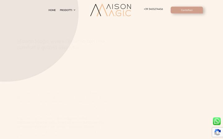 Screenshot of maisonmagictende.com