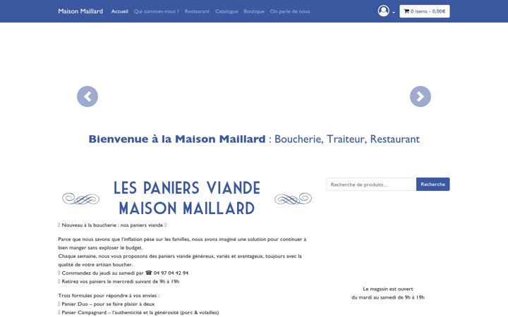 Screenshot of maisonmaillard.com
