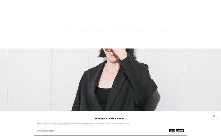 Screenshot of maisonmarronetamis.com
