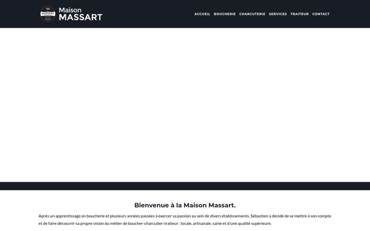 Screenshot of maisonmassart.be